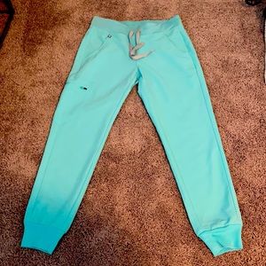 Fig Scrubs Zamora joggers -aqua- XS-petite